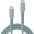 X2O Longlife 100W USB-C/C-kabel 2M - Skyblå