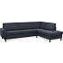 Madrid Nordic højrevendt open-end sofa - navy