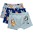 Bluey 3-pak boxershorts str. 110/116 - blå/grå