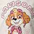Paw Patrol T-shirt str. 122/128 - hvid