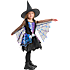 Halloween edderkoppe kjole kostume str. 128