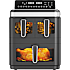 Salling airfryer med 3 skuffer - sort