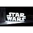Star Wars lampe - sort og hvid