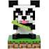 Minecraft Panda lampe - sort og hvid