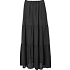 VRS dame lang nederdel med lag str. XL - sort