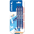 Frixion Clicker kuglepenne 3-pak - blå