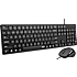 Rapoo NX8020 trådløst keyboard og mus - sort