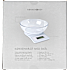 Køkkenchef digital køkkenvægt 5 kg m. skål - hvid