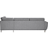 Rom Nordic venstrevendt open-end sofa - antracit