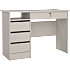 Function Plus skrivebord med 4 skuffer - beige
