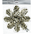 Lamettatopstjerne H: 24 cm - guld