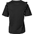 VRS dame oversize T-shirt str. S - sort