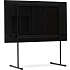 Pedestal Tube TV gulvstand - sort til 40"-65"