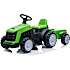 Traktor med trailer - Grøn