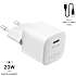 Fixed mini hurtigoplader 20 W - hvid