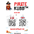 Pirate Kubb træ-kastespil