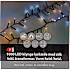 Klyngelyskæde med 1000 LED-lys - varm hvid/hvid