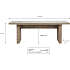 Vila Gotland havebord 210 cm - natur