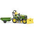 John Deere havetraktor + trailer
