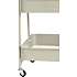 DAY rullebord med 3 hylder - beige