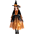 Halloween orange heks kostume str. 116