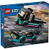 LEGO City Racerbil og biltransporter 60406