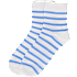 VRS dame glimmerstrømper med striber str. onesize - blå