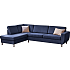 Madrid Nordic venstrevendt open-end sofa - navy