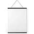 Plakatliste i sort - 61 cm