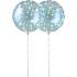 Salling LED ballon Ø:45 cm 2-pak - Blå pastel