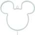 Mickey Mouse neonlampe - rød