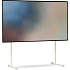 Pedestal Tube TV gulvstand til 40" - 65" - pearl