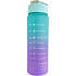 Motivationsflaske - turkis/lilla (700ml)