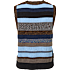 VRS dame stribet strikvest str. 2XL - multifarvet
