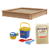 Nordic Play sandkasse i lærketræ