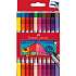 Faber-Castell tusser m. dobbeltspids - multifarvet