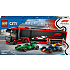 LEGO City lastbil med Formel 1 biler 60445