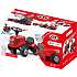 Falk Toys Baby Massey Ferguson ride-on traktor med trailer, rive og skovl