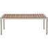 Canberra bord 205/275x100 cm - Sandy grey