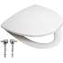 Ifö Sign toiletsæde med Softclose quick release og faste beslag. Hvid