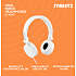 STREETZ H300 on-ear høretelefoner - hvid