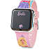 Barbie børne LED armbåndsur str. onesize - pink