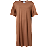 VRS dame oversize T-shirtkjole str. S - brun