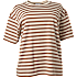 VRS dame oversize T-shirt str. 52 - brun