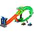 Hot Wheels Dragon Demolition racerbane med 2 monster trucks