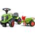 Falk Toys Baby Claas ride-on traktor med trailer, rive og skovl