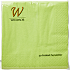 Windsor ensfarvede servietter 33x33 cm 20-pak - æblegrøn