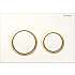 GEBERIT OMEGA20 betjeningsplade hvid/guldfarvet/hvid