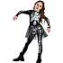 Halloween glam skelet kostume str. 140