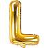 Folieballon "L" 33 cm - flere varianter - assorteret